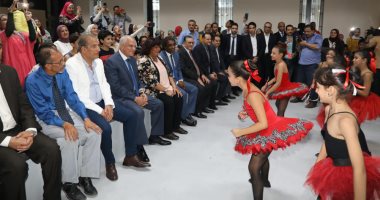 محافظ الجيزة ومسئولى وزارة الثقافة يفتتحوا مكتبة البحر الأعظم بعد تطويرها