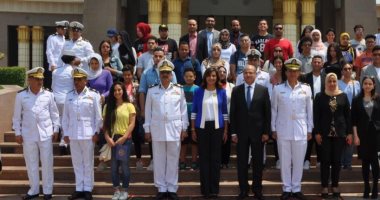 صور.. شباب المصريين بالخارج يتفقدون ميادين التدريب بأكاديمية الشرطة