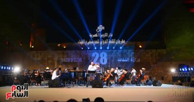 بدء حفل أوركسترا ساوند تراك ضمن فعاليات مهرجان القلعة