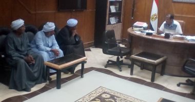 صور.. مزارعو وادى الصعايدة بأسوان يطالبون بتطبيق الرى الحديث
