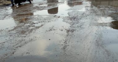المياه تحاصر قرية ميت فارس بالقليوبية.. صور