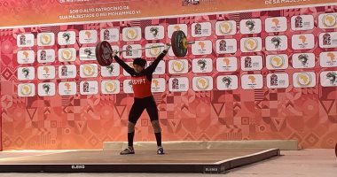 رانيا محمود تحصد ذهبية الخطف لرفع الأثقال فى دورة الألعاب الأفريقية