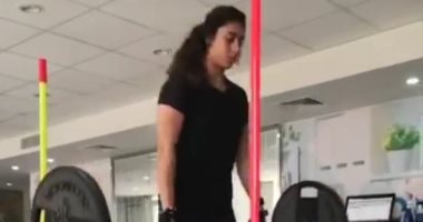 شاهد نور الشربينى تستعد لموسم الاسكواش الجديد فى "الجيم"