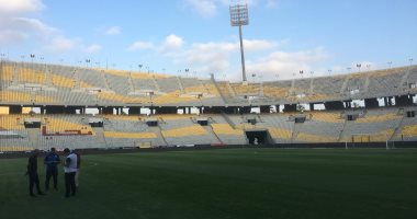 صور.. الزمالك يعاين ملعب برج العرب مبكرا قبل مواجهة المقاصة