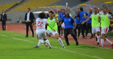 فيديو.. عبد الله جمعة يتقدم للزمالك أمام المقاصة بصاروخ بعيد المدى