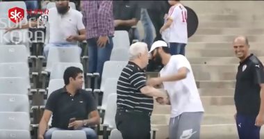 كاميرا سوبر كورة ترصد أول لقاء لجنش مع رئيس الزمالك.. تفتكر قاله إيه؟