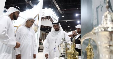 لجنة إدارة المهرجانات والبرامج الثقافية والتراثية تشارك معرض الصيد والفروسية