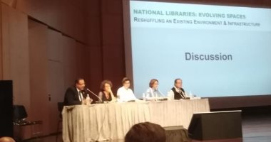  هشام عزمى يعرض تجربة إحياء المبنى التاريخى لدار الكتب فى اليونان