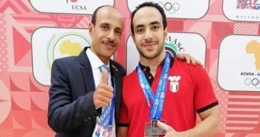طالب بجامعة الفيوم يفوز بميداليتين فضيتين بدورة الألعاب الأفريقية بالمغرب