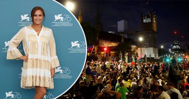 صور.. العالم هذا المساء.. إطلالات مميزة نجوم العالم فى مهرجان فينسيا السينمائى الدولى.. العاصفة دوريان تتحول إلى إعصار وتضرب جزر فيرجن الأمريكية.. وقفة احتجاجية بمحيط البرلمان البريطانى ضد بريكست