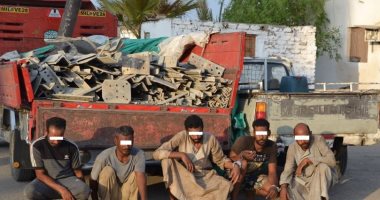 سقوط تشكيل عصابى ارتكب جرائم سرقات أعمدة الضغط العالى بالبحر الأحمر