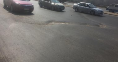 شكوى من إتلاف الرصف عند كوبرى المنيب فى اتجاه 6 أكتوبر والهرم