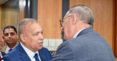 رئيس النيابة الإدارية يهنئ رئيس هيئة قضايا الدولة لتوليه منصبه الجديد