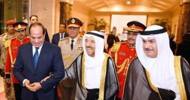 السيسى لصباح الأحمد: أمن الكويت والخليج من أمن مصر