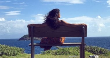 صور.. هكذا تقضي سلمي حايك إجازتها فى أجواء هادئة ومذهلة