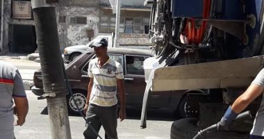 مياه القناة تنتهي من أعمال صيانة وإصلاح شبكات سوق الجمعة بالإسماعيلية