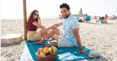 شاهد.. أحمد جمال فى كواليس تصوير كليب جديد من اليونان