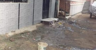 قارئ يشكو من طفح مياه الصرف الصحى بكفر محمود فى مركز الباجور بالمنوفية