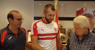 طائرة الزمالك تتعاقد مع المحترف الروسى ألكسندر بيتروف