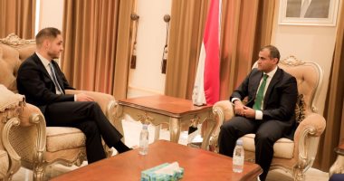 نائب وزير الخارجية اليمنى يبحث مع دبلوماسى ألمانى مستجدات عملية السلام فى اليمن