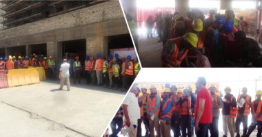صور .. القوى العاملة تطلق قافلة "عينك فى عنينا" بمدينة العلمين الجديدة.. إجراء الكشف الطبى على 1000 عامل غير منتظم.. وتؤكد: صرف 13 مليون جنيه لشهادات أمان للعمالة غير المنتظمة