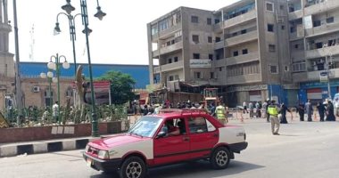 إخلاء عمارة "عرابى" بالزقازيق.. محافظ الشرقية: ندرس إقامة جراج عليها 
