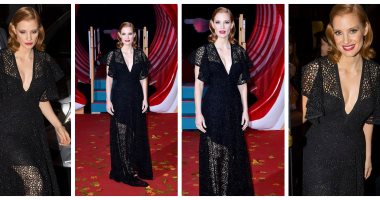 بتوقيع إيلى صعب وJimmy Choo.. هكذا تألقت جيسيكا شاستين بعرض It Chapter Two