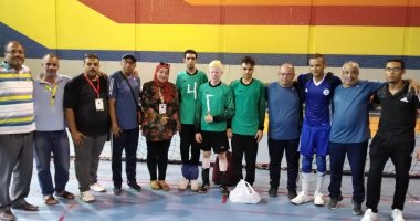 منتخب كرة الجرس بجامعة القناة يصعد للنهائى بأسبوع شباب الجامعات لمتحدى الإعاقة