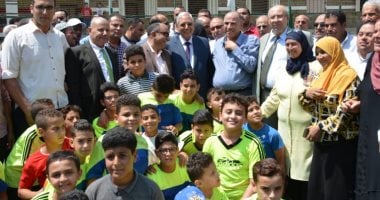 محافظ الدقهلية يفتتح ملعب مركز شباب تلبانة ومركز الغسيل الكلوى 