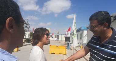 قنصل عام فرنسا باﻹسكندرية تزور مدينة العلمين الجديدة وتبدى إعجابها بالمنطقة التراثية الجارى تنفيذها 