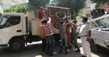 حملات مكثفة بقطاع هضبة الأهرام لمواجهة المخالفات والتعديات