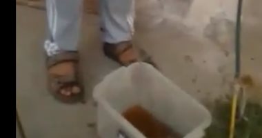 شكوى من تلوث مياه الشرب واختلاطها بالصرف فى قرية الطود بالأقصر