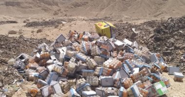محافظ أسيوط: إعدام 15 ألف عبوة عصير غير صالحة للاستخدام الآدمي بالبدارى