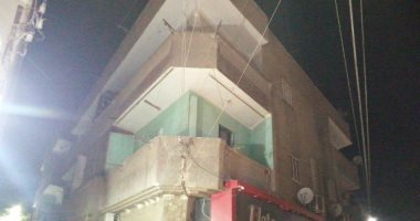 صور.. انهيار جزئى بمنزل من 3 طوابق بمدينة قها بالقليوبية دون خسائر بشرية