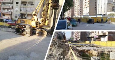 صور.. محافظة الجيزة تسابق الزمن لإنهاء محور الملك عبدالله.. كشف شبكة التغطية لترعة الزمر.. وإنشاء كبارى أعلى الشوارع المتقاطعة لمنع ظهور إشارات المرور.. والمحور يصل دائرى المنيب بالوراق بتكلفة 4.2 مليار جنيه