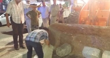  حملة لإزالة الإشغالات بشوارع ووسط مدينة كفر الشيخ