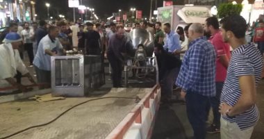 جهاز دمياط الجديدة يشُن حملة ليلية مكبرة لإزالة الإشغالات والمخالفات بالمناطق السكنية بالمدينة