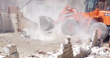 حملات لإزالة التعديات على الأراضى الزراعية بالجيزة ..صور