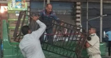 صور.. مرافق الغربية تشن حملة لرفع الاشغالات بنطاق حى أول وثان طنطا 