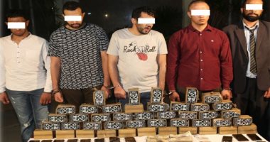 صور.. إحباط تهريب 500 طربة حشيش بالقاهرة والجيزة