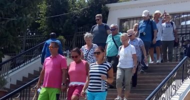 وفد ألمانى يزور المناطق الأثرية فى المنيا
