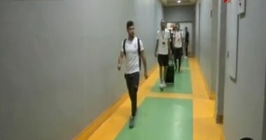 فيديو.. وصول فريق الزمالك برج العرب استعدادًا لنهائى الكأس