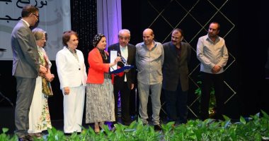 مسلسل نور فى قرية الطيبين يفوز بجائزة المجلس القومى لحقوق الإنسان 2019 .. صور