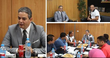 نقيب الإعلاميين يزور "اليوم السابع"..ويجيب على الأسئلة الشائكة عن النقابة