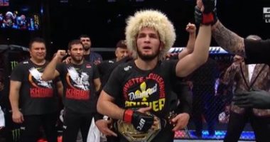 حبيب نورمحمدوف يربح 6 ملايين دولار من نزال UFC 242 بالإمارات.. فيديو