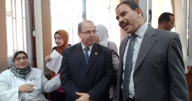 صحة المنوفية تتفقد الكشف الطبى لفرق فيروس سى بكلية التربية بشبين الكوم