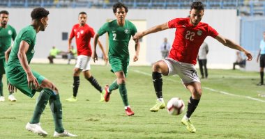 أسامة جلال يحرز هدف التقدم لمنتخب مصر الأوليمبى فى الودية الثانية للسعودية