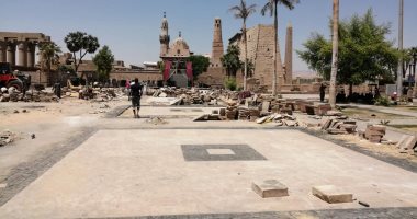 صور.. تفاصيل تطوير ميدان "أبوالحجاج الأقصرى" قبل الموسم السياحى الشتوى