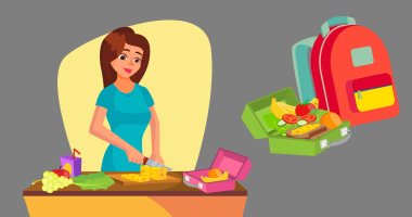 فيديو معلوماتى.. تعرفى على أنواع الطعام المفيد لطفلك فى اللانش بوكس