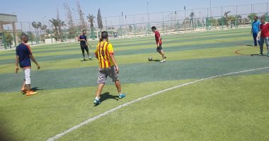 صور .. الشباب والرياضة بالفيوم تنظم يوم رياضى سياحى بقرية تونس